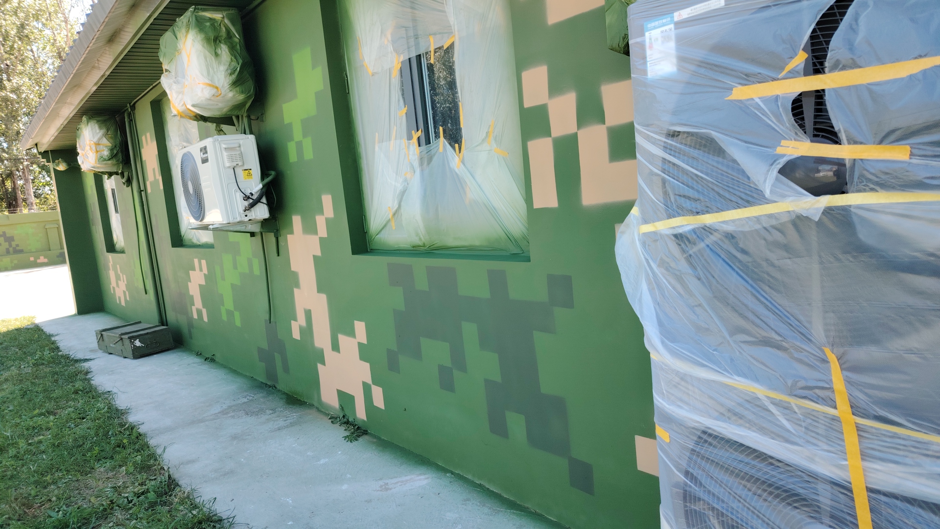 浙江外墙迷彩漆施工多少钱 伪装迷彩漆